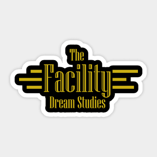 The Facility Dream Studies T-Shirt - Gold Text Sticker